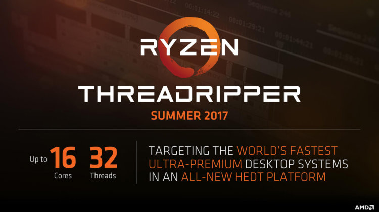 Компания AMD представила 16-ядерный процессор Ryzen Threadripper. Фото.