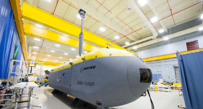 Робот-субмарина Boeing Echo Voyager впервые вышла в открытое море. Фото.