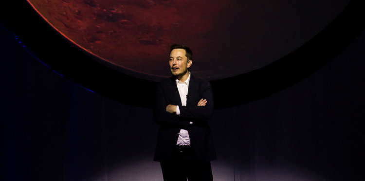 Илон Маск обнародовал план освоения Марса. Фото.