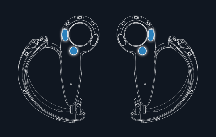 Новый VR-контроллер Valve отслеживает все пять пальцев руки. Фото.