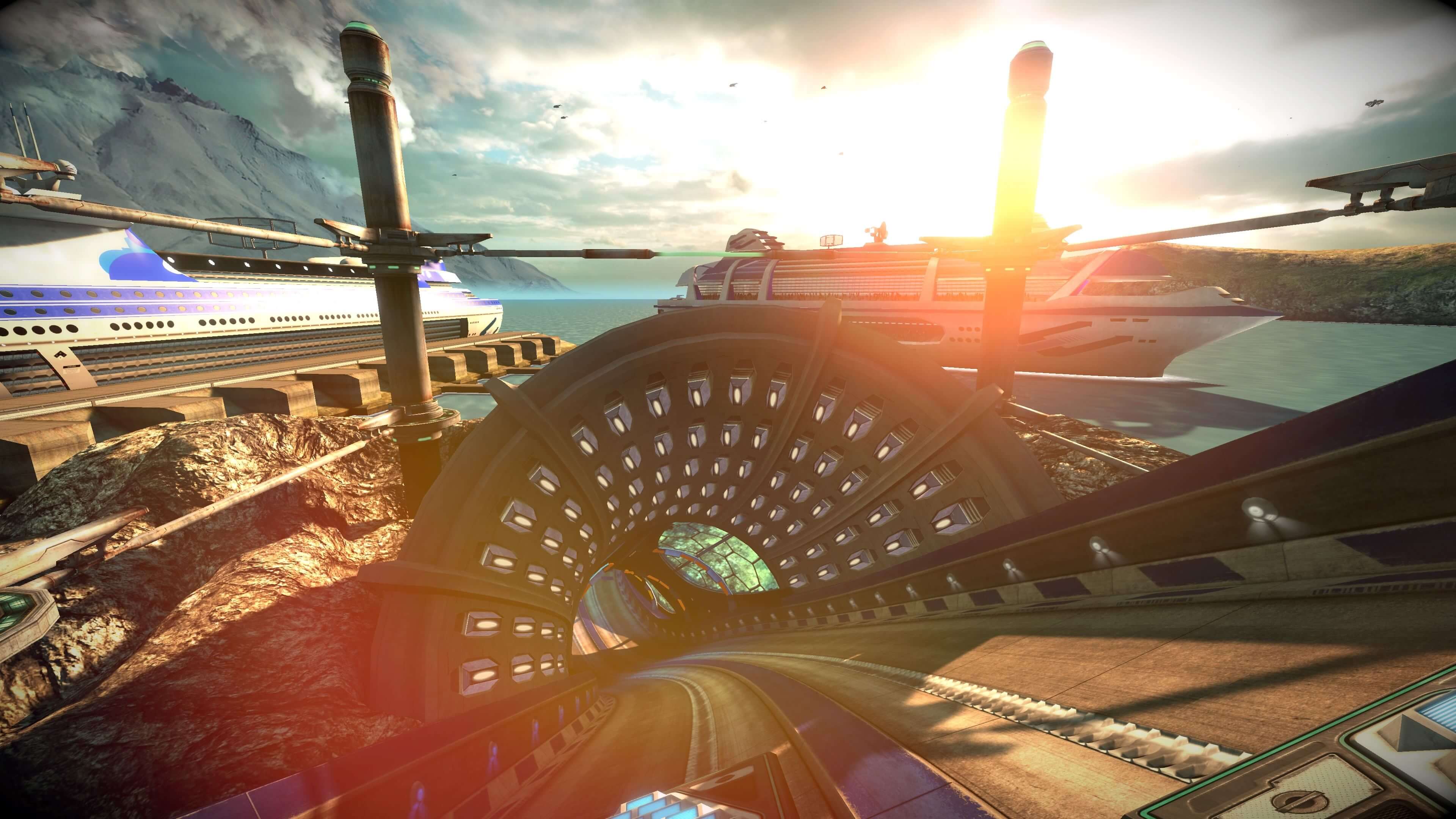 Обзор игры Wipeout Omega Collection.. Фото.