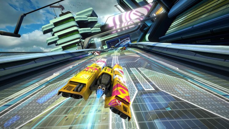 Обзор игры Wipeout Omega Collection. Фото.