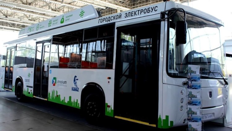 «КАМАЗ» представил станцию сверхбыстрой зарядки для электробусов. Фото.