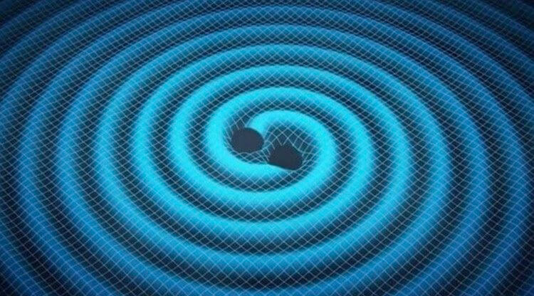 Гравитационные волны. Визуализация гравитационных волн. Фото.