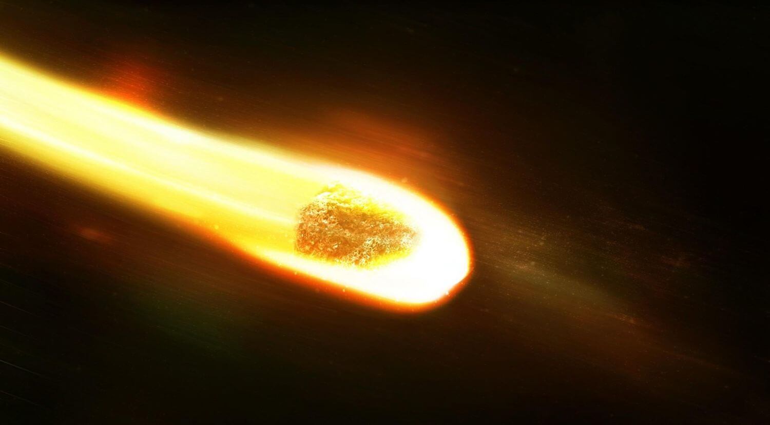 #видео дня | NASA создала симуляцию поведения метеорита в земной атмосфере. Фото.