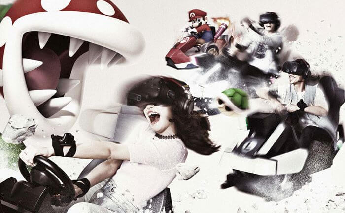 #видео | Японцы смогут сыграть в Mario Kart в виртуальной реальности. Фото.