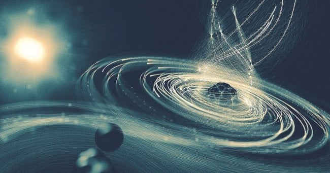 Учёные случайно создали молекулярную чёрную дыру. Фото.