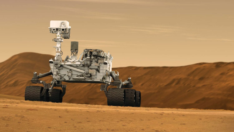 Марсоход Curiosity обрёл искусственный интеллект. Фото.