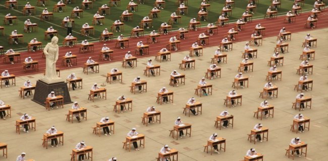 Китайский робот попробует поступить в колледж. Фото.