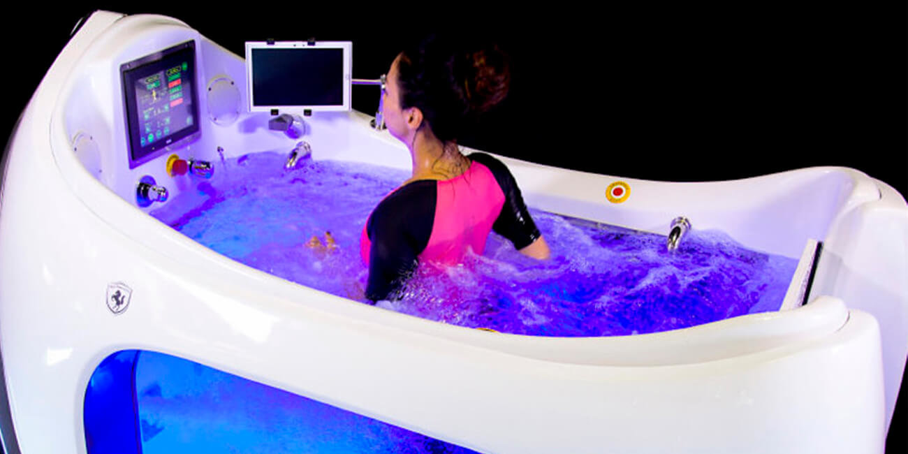 Water Walker — беговая дорожка с водой. Фото.