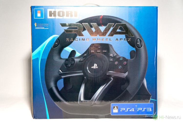 Обзор игрового руля Hori Racing Wheel Apex. Фото.