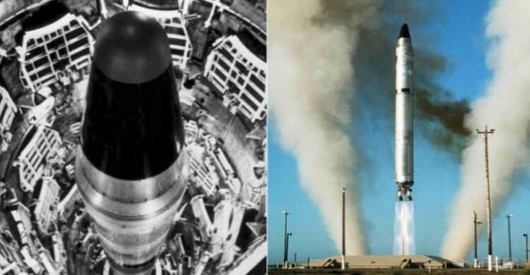 Ракета «Титан II» взорвалась. Фото.