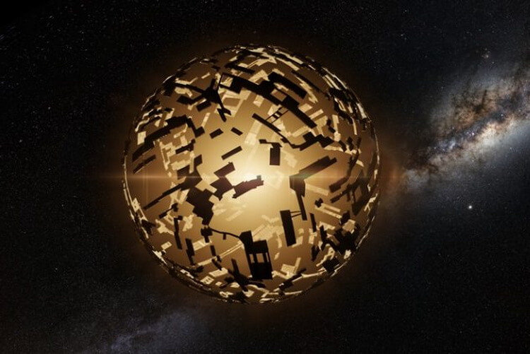 10 гипотетических астрономических объектов, которые могут существовать. Сфера Дайсона. Фото.