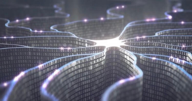 Компьютерный чип с клетками мозга. Мозг и компьютер давно должны начать работать вместе. Фото.