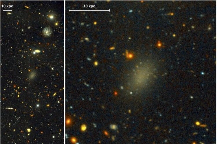 10 гипотетических астрономических объектов, которые могут существовать. Галактики-призраки. Фото.