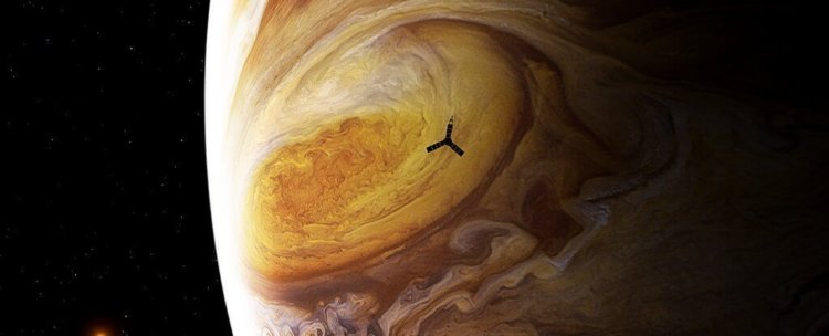 #фото | NASA получило детальные снимки Большого красного пятна Юпитера. Фото.