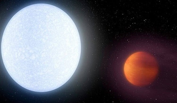Планета, которая горячее звезд. Оказывается, планеты могут быть горячее звезд. Фото.