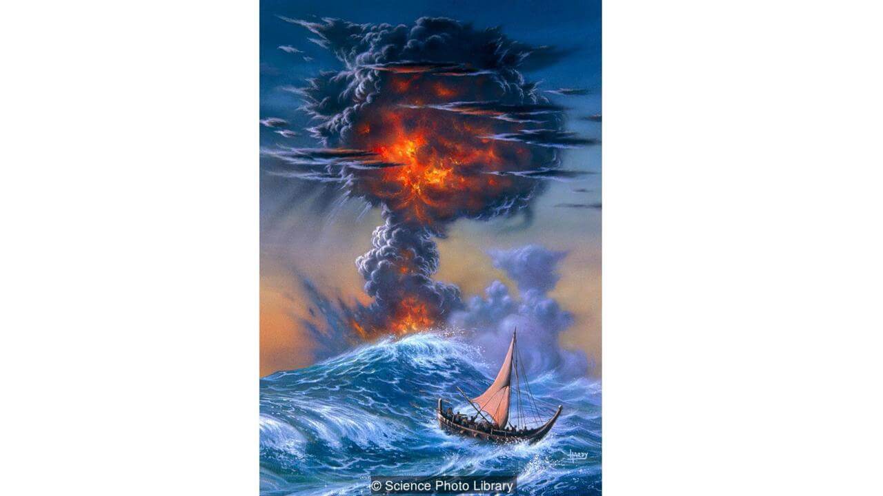 Извержения всегда бskb очень опасными. Фото.