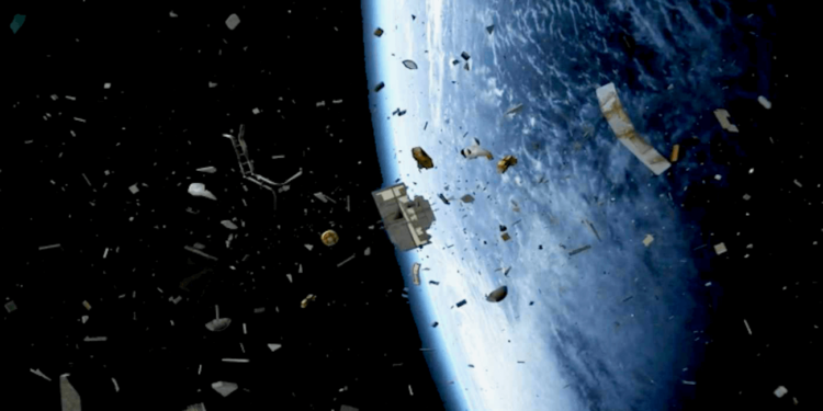 Представлен новый проект по очистке орбиты Земли от космического мусора. Фото.