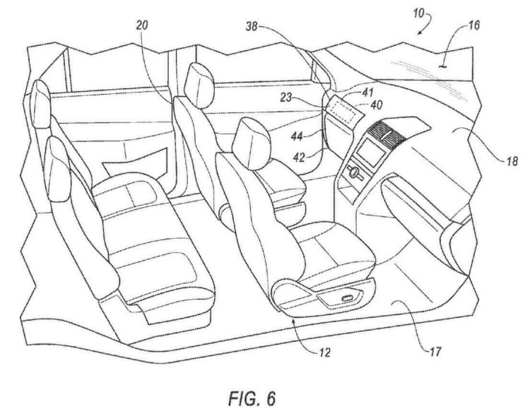 Компания Ford запатентовала съёмные руль и педали для автономных автомобилей. Фото.