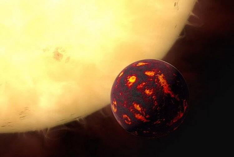 10 самых удивительных из обнаруженных экзопланет. 55 Рака e. Планета со странной водой. Фото.
