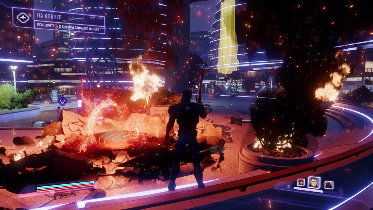 Обзор игры Agents of Mayhem.. Фото.