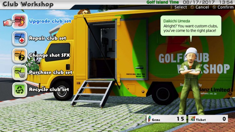 Обзор игры Everybody’s Golf. Фото.