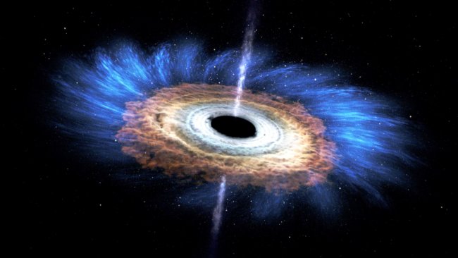В нашей галактике может быть 100 миллионов черных дыр. Фото.