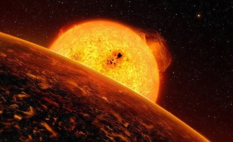 10 самых удивительных из обнаруженных экзопланет. CoRoT-7b. Планета с каменным снегом. Фото.