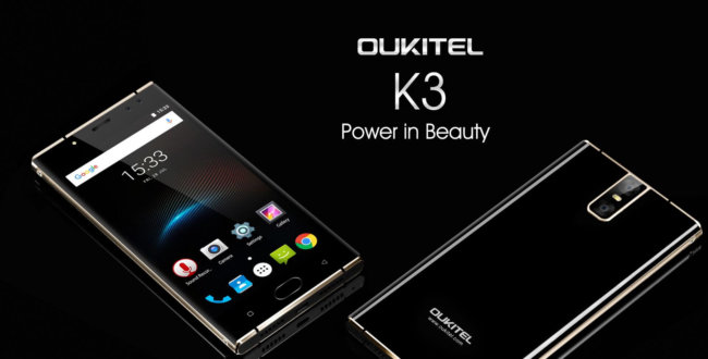 Стали известны спецификации смартфона OUKITEL K3. Фото.