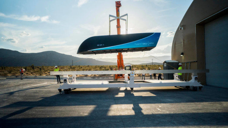 Hyperloop One провела высокоскоростные испытания транспортной системы будущего. Фото.