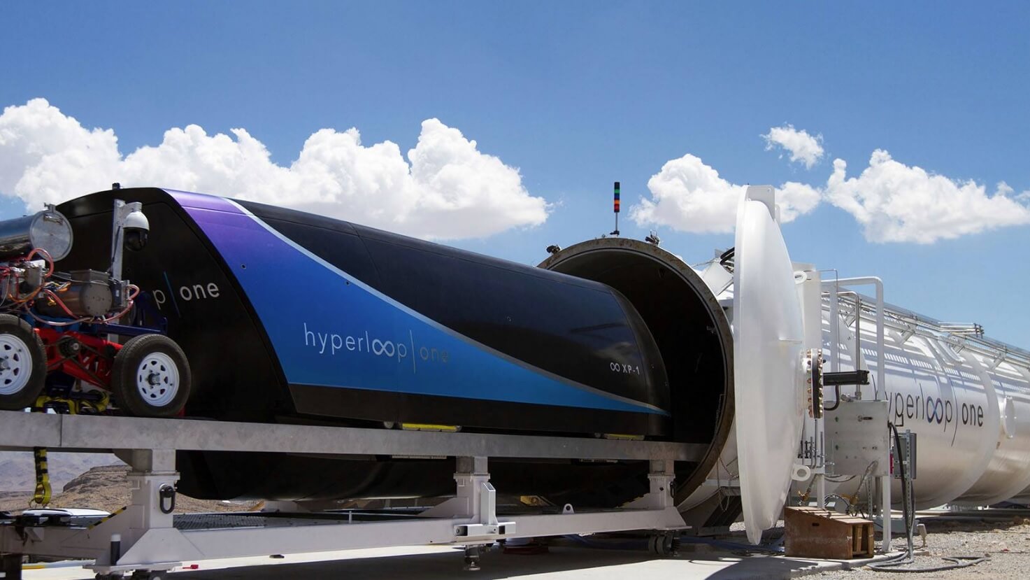 Hyperloop One провела высокоскоростные испытания транспортной системы будущего.. Фото.