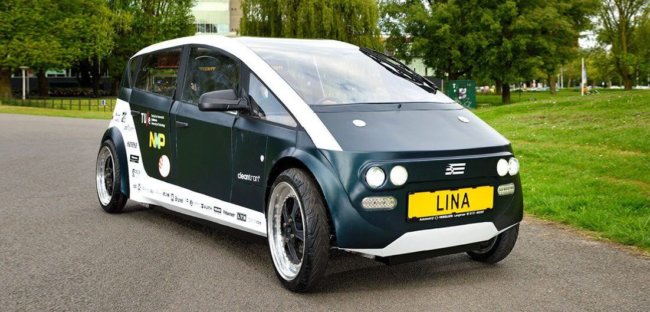 Lina: первый биоразлагаемый автомобиль. Фото.
