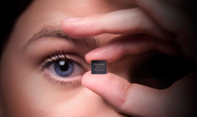 Процессор Intel Myriad X обеспечит дронов и роботов лучшим зрением. Фото.