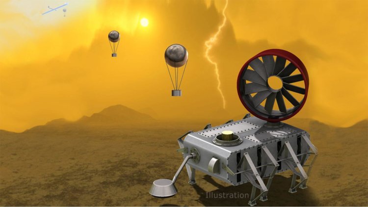 AREE: космический аппарат для исследования поверхности Венеры. Фото.