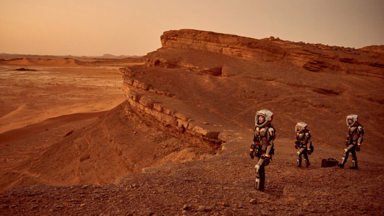 10 фактов о том, насколько неприятным может быть путешествие к Марсу. Пейзаж на Марсе. Фото.