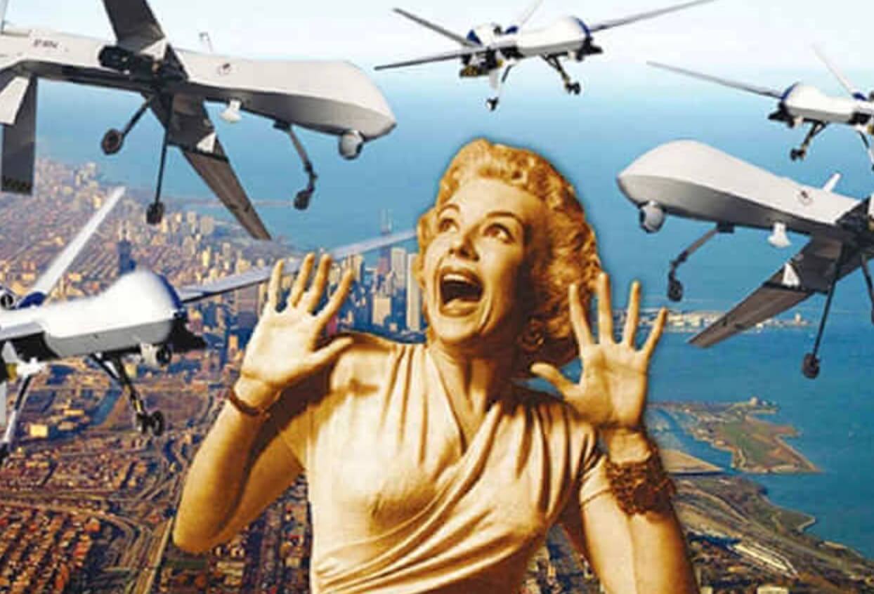 Беспилотники бесят людей. Беспилотники нравятся далеко не всем. Фото.