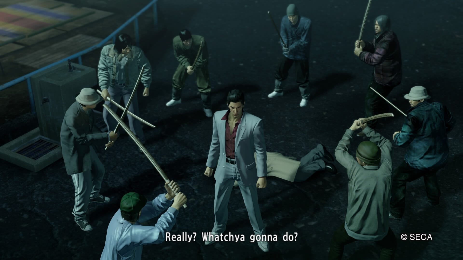Обзор игры Yakuza Kiwami.. Фото.