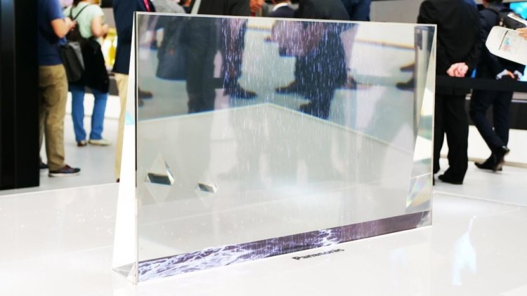 #видео | Компания Panasonic продемонстрировала прозрачный OLED-телевизор. Фото.