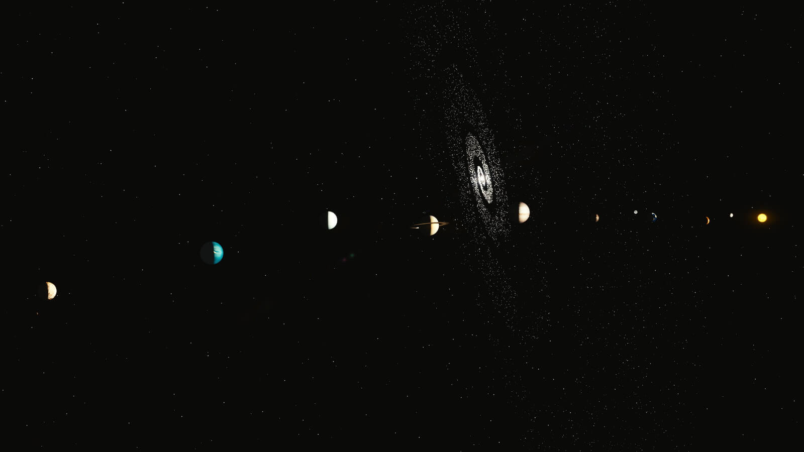 В семи местах Солнечной системы может существовать микробная жизнь.. Фото.