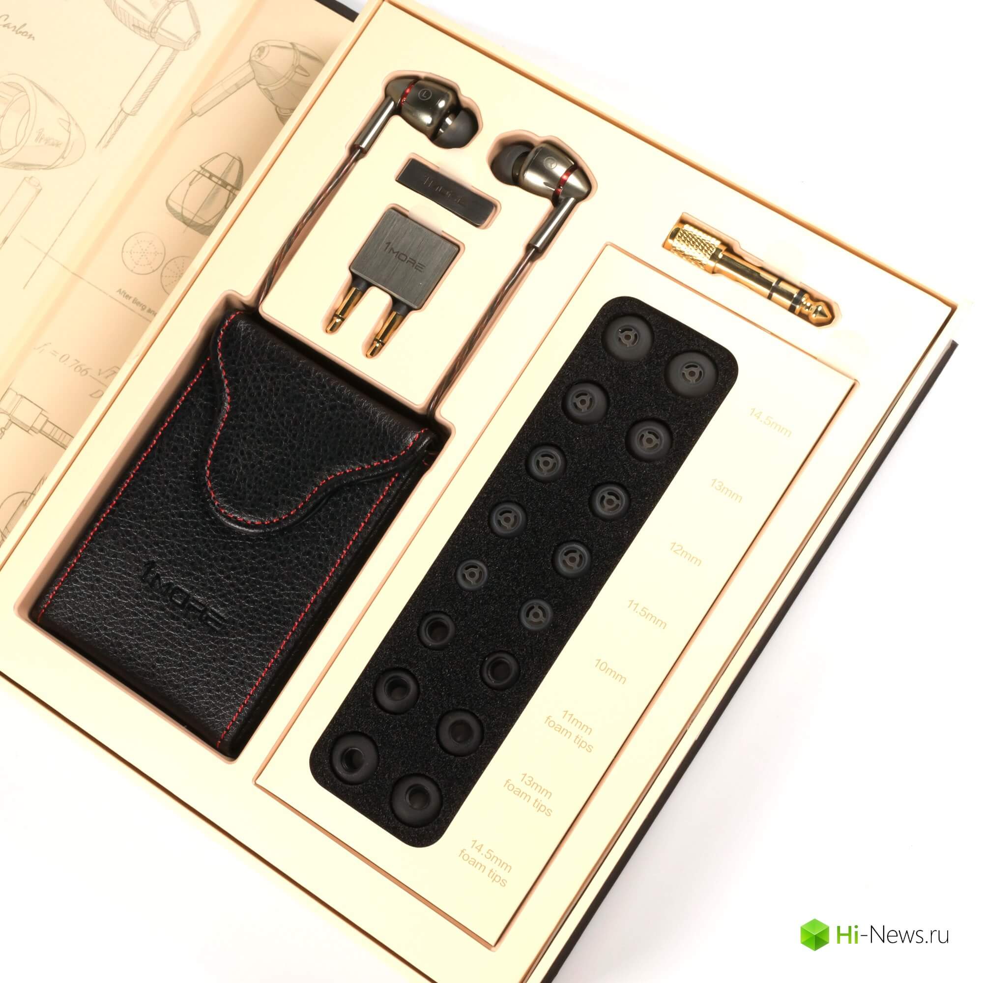 Обзор наушников 1More Quad Driver — 4 излучателя для всех.. Упаковка и комплект поставки.. Фото.