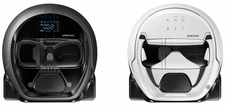 Samsung выпустит умные пылесосы в стиле Star Wars. Фото.