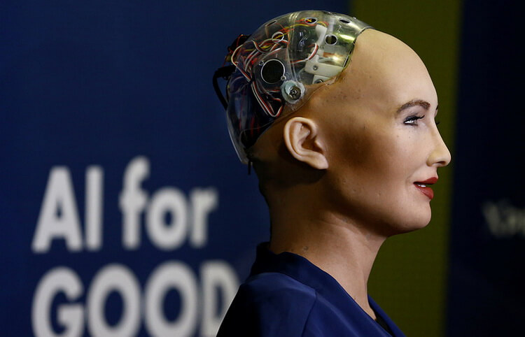 Робот София в первый раз в мире получила подданство Саудовской Аравии