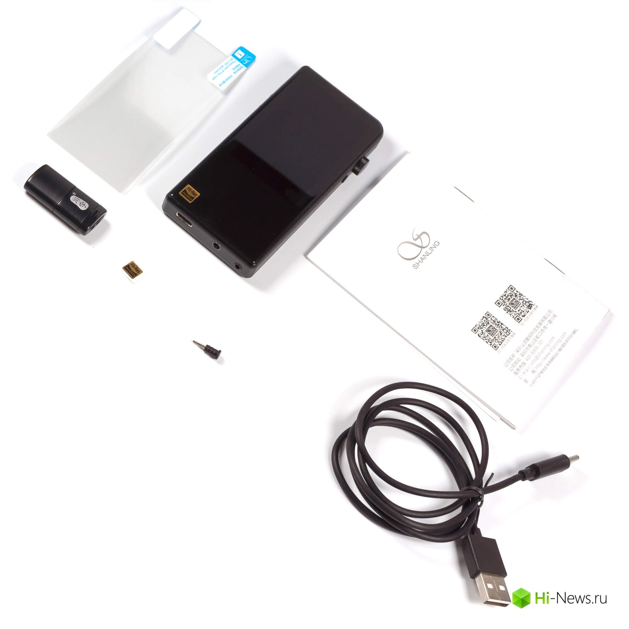 Обзор плеера Shanling M3s — самый стильный из плееров.. Упаковка и комплект поставки.. Фото.