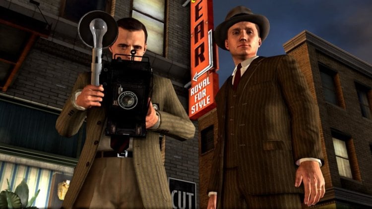 Обзор игры L.A. Noire: портативное перерождение классики. Минусы:. Фото.