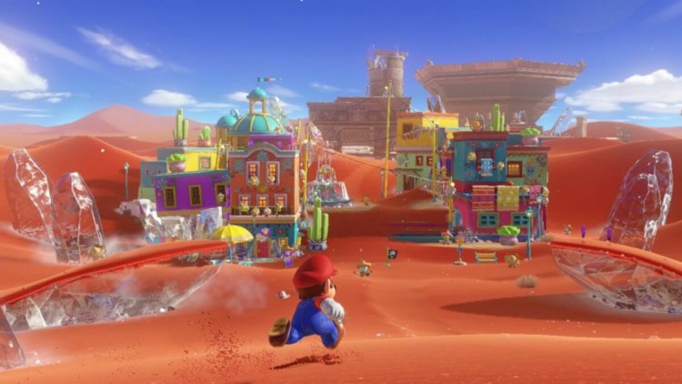 Обзор игры Super Mario Odyssey. Фото.