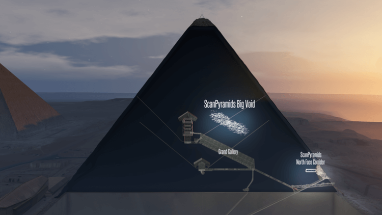 Физики нашли в Великой пирамиде загадочную структуру: каким образом? Фото.