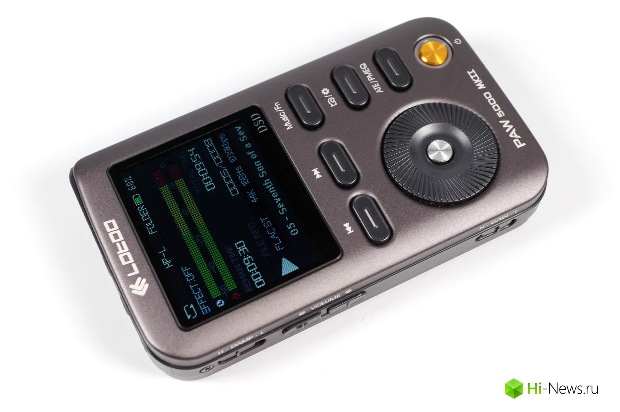 Обзор Lotoo Paw 5000 MK2 — лидер в своём сегменте?. Дизайн и управление.. Фото.