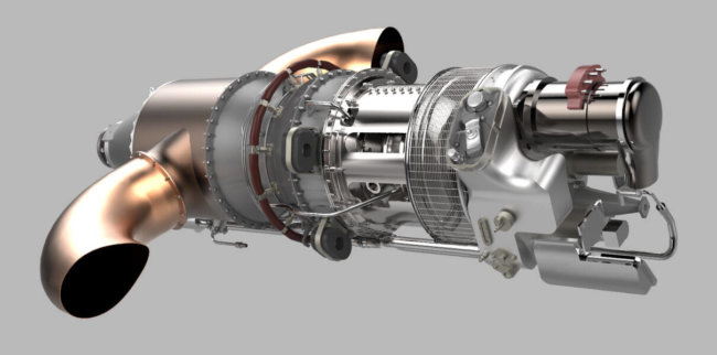 General Electric напечатала и испытала турбовинтовой двигатель. Фото.