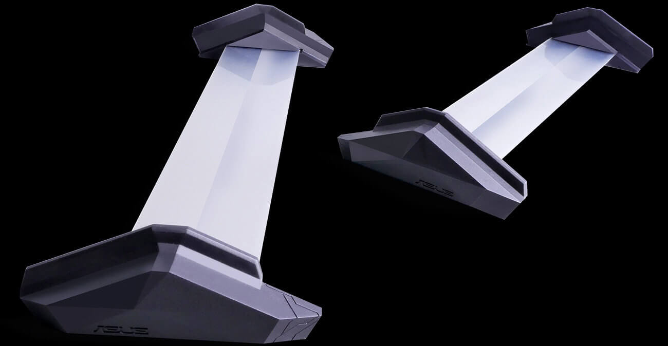 Компания Asus разработала линзы, маскирующие пространство между мониторами.. Фото.